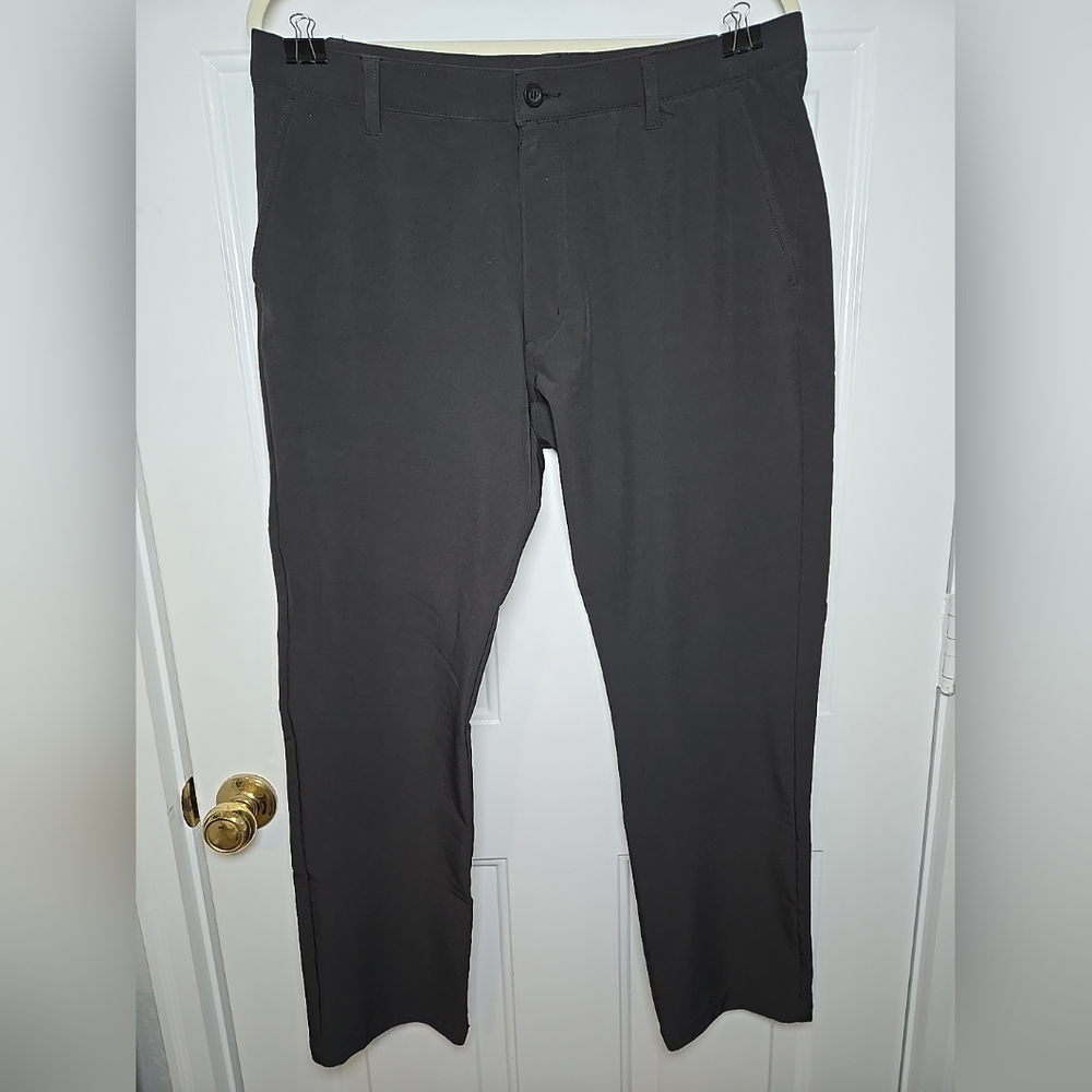Hawke & Co Mens Black Performance Sportswear/Dress Pant  34/30